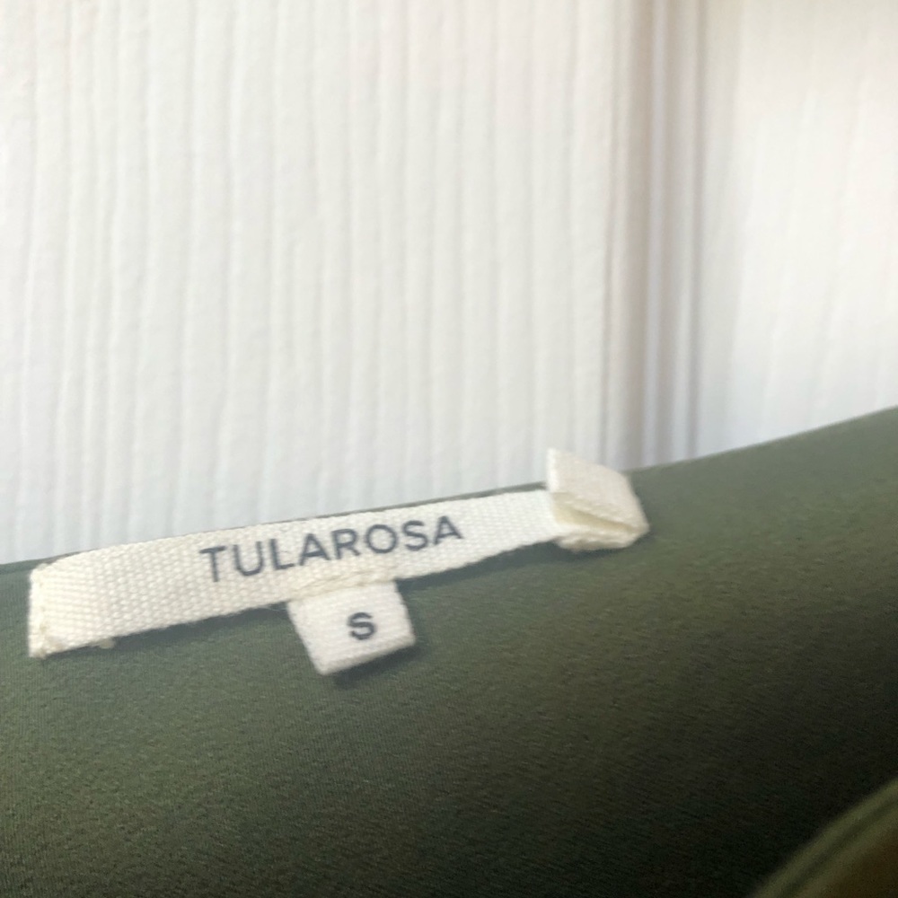 Tularosa Green Ruffle Capri Pants - Picture 15 of 15